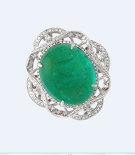 Load image into Gallery viewer, Natural Emerald Ring