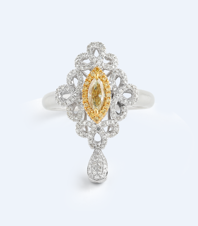 Fancy Diamonds Ring