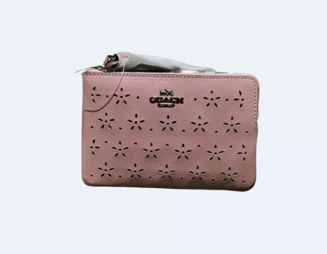 Coach Corner Zip Wristlet