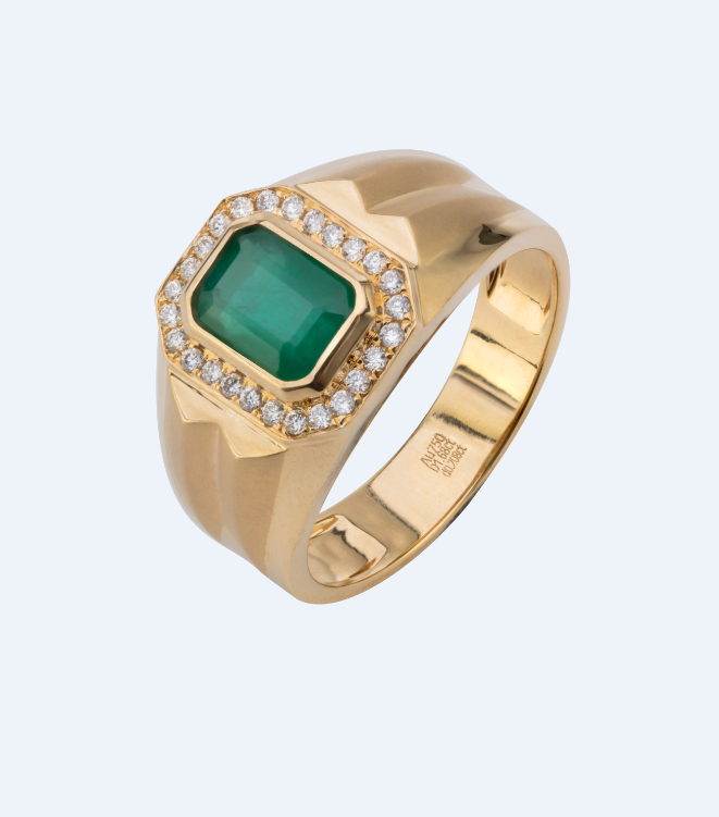 Natural Emerald Ring