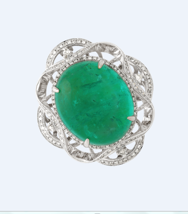 Natural Emerald Ring