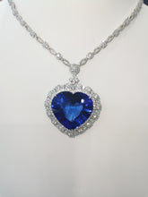 Load image into Gallery viewer, Heart Shaped Tanzanite Necklace with Diamonds
